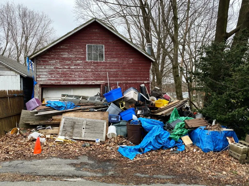 flipping a hoarder house